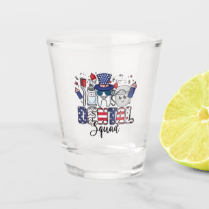 Verre A Shot 4 juillet hygiéniste dentaire