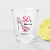 Verre A Shot 50 et Fabuleux fête d'anniversaire (Devant)