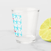 Verre A Shot 50 & Fabuleux Anniversaire Blue Starfish Motif Coo (Droite)