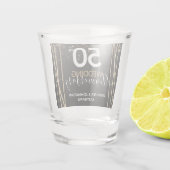 Verre A Shot 50e Anniversaire Frontière Or (Dos)