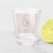 Verre A Shot 50ème Rose Gold Joyeux anniversaire  (Dos)