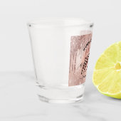 Verre A Shot 50ème Rose Gold Joyeux anniversaire  (Gauche)