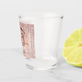 Verre A Shot 50ème Rose Gold Joyeux anniversaire  (Droite)