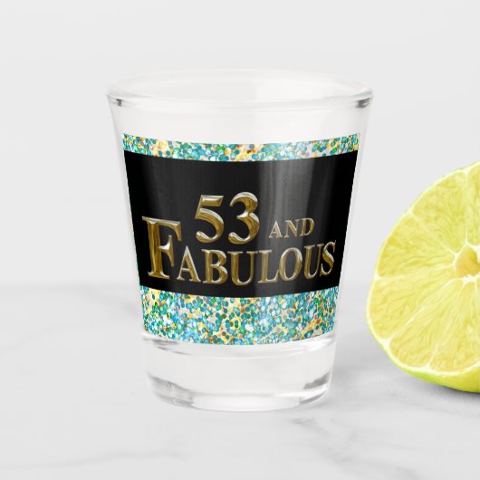 Verre A Shot 53e anniversaire (Devant)