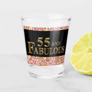 Verre A Shot 55e anniversaire