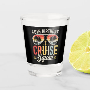 Verre A Shot 60E Anniversaire Correspondance de la famille de l