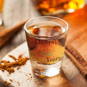 Verre A Shot 60e Anniversaire Golf Cheers Bières Mini Fête