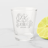 Verre A Shot 60e anniversaire Soixante et fabuleux Personnalisé (Dos)