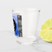 Verre A Shot 65e anniversaire de l'élégant Mariage Blue Sapphir (Droite)