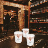 Verre A Shot 70e anniversaire rose nom des ballons d'or