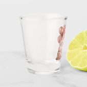 Verre A Shot 80e anniversaire Rose Gold Cake (Gauche)