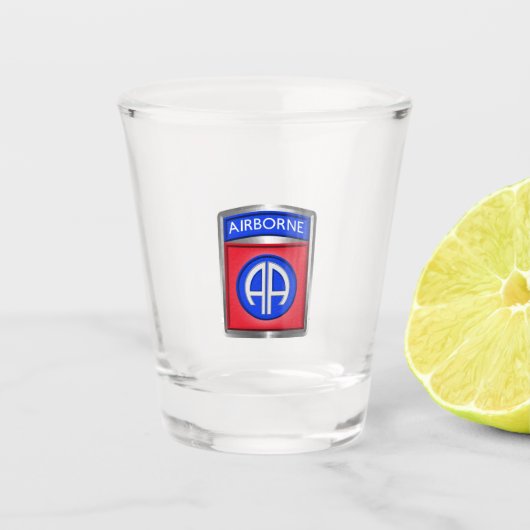 Verre A Shot 82e division aéroportée (Devant)