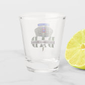 Verre A Shot 82e Division aéroportée DAD (Dos)