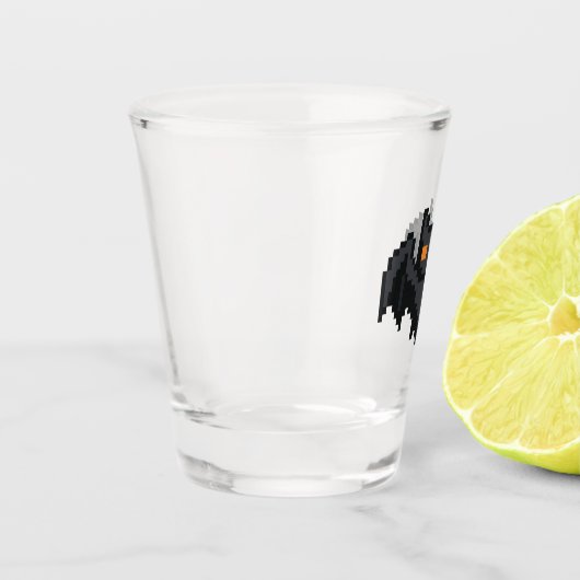 Verre A Shot 8-bit Retro Bat (Gauche)