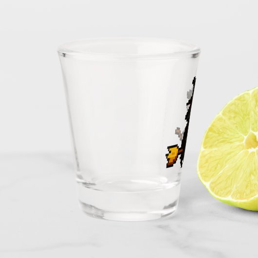Verre A Shot 8-bit Retro Witch (Gauche)