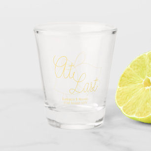 Verre A Shot À Dernier Mariage Or Favoriser Cadeau Personnalisé