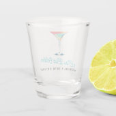 Verre A Shot A Tini Bit Ancien Martini Thème Retro 30ème Annive (Dos)