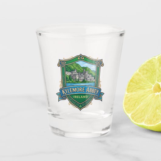 Verre A Shot Abbaye de Kylemore Irlande (Devant)