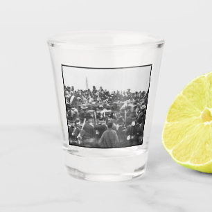 Verre A Shot Abe Lincoln Adresse de Gettysburg : Fin de la Guer