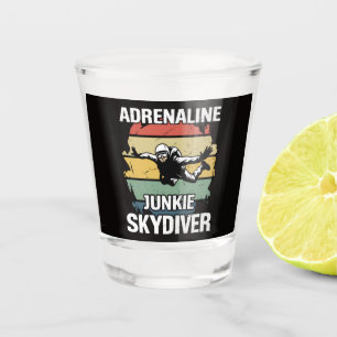 Verre A Shot Accro à l'adrénaline parachutiste