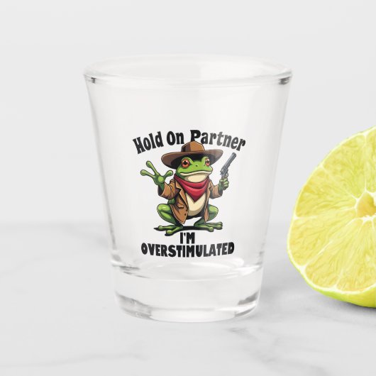 Verre A Shot Accusez votre partenaire de surstimuler Frog ADHD (Devant)