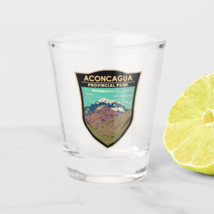 Verre A Shot Aconcagua Provincial Park Argentina Voyage Vintage