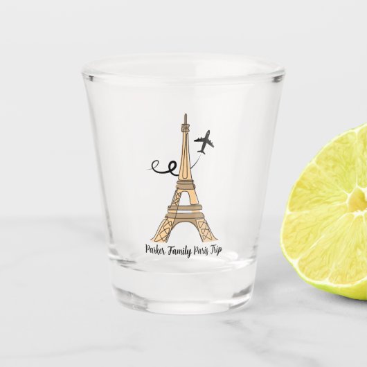 Verre A Shot Adapté Paris Trip Chic Tour Eiffel (Devant)