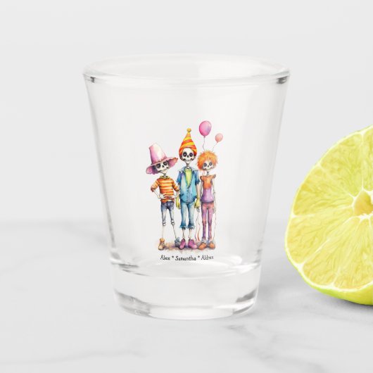 Verre A Shot Adorable Pastel Zombie Trio - Jolie Halloween (3) (Devant)