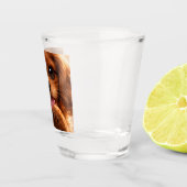 Verre A Shot Adorable Ruby Cavalier Spaniel (Droite)