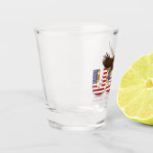 Verre A Shot Aigle de Bald (Gauche)
