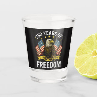 Verre A Shot Aigle royal 250 ans de liberté 1776 2026