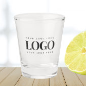Verre A Shot Ajouter votre logo commercial Rectangle Simple Min