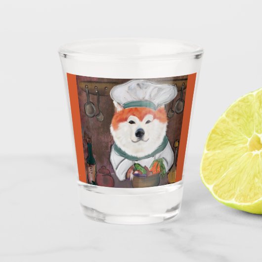 Verre A Shot Akita (Devant)