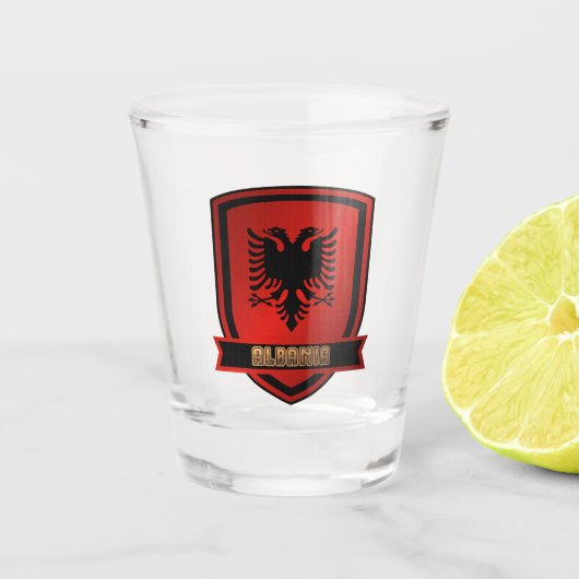 Verre A Shot Albanie (Devant)