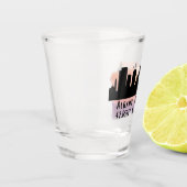 Verre A Shot Albany NY City Skyline (Gauche)