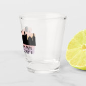 Verre A Shot Albany NY City Skyline (Droite)