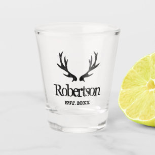Verre A Shot Alcool nommé fait sur commande d'andouillers