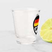 Verre A Shot Allemagne Code Pays Coeur Drapeau, DEU (Gauche)
