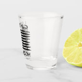 Verre A Shot Allez Brandon Funny Biden Chant Distressed Drapeau (Droite)