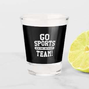 Verre A Shot Allez l'équipe sportive ! Sports amusants