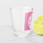 Verre A Shot Alligator de Flamant rose mou personnalisé Sun (Gauche)