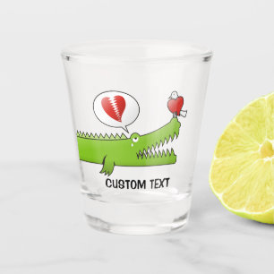 Verre A Shot Alligator en amour