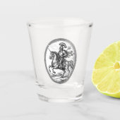 Verre A Shot Alloces Le Maréchal qui crache du feu (Devant)