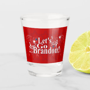 Verre A Shot Allons voir Brandon Bandana Shot Glass