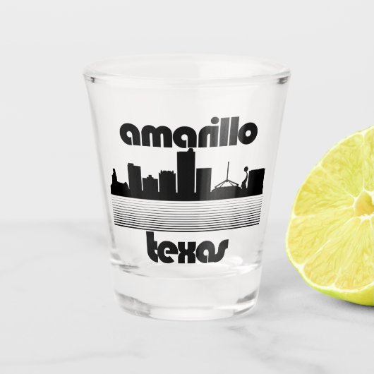 Verre A Shot Amarillo Texas (Devant)