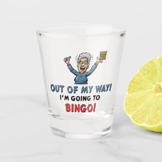 Verre A Shot Amateurs de bingo (Devant)