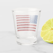 Verre A Shot American Flag (Dos)