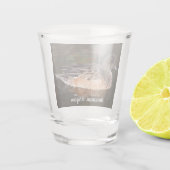 Verre A Shot American Wigeon Wildlife Photo (Dos)