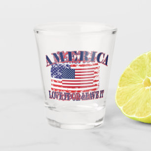 Verre A Shot Amérique, aimez-la ou quittez-la