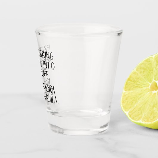 Verre A Shot Ami Ami Drôle Apporter Tequila (Droite)